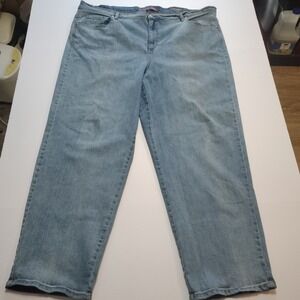 Gloria Vanderbilt Womens Jeans 22W Average Medium Wash Straight Leg Casual Pants